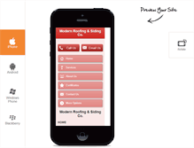 Tablet Screenshot of modernroofingandsiding.com